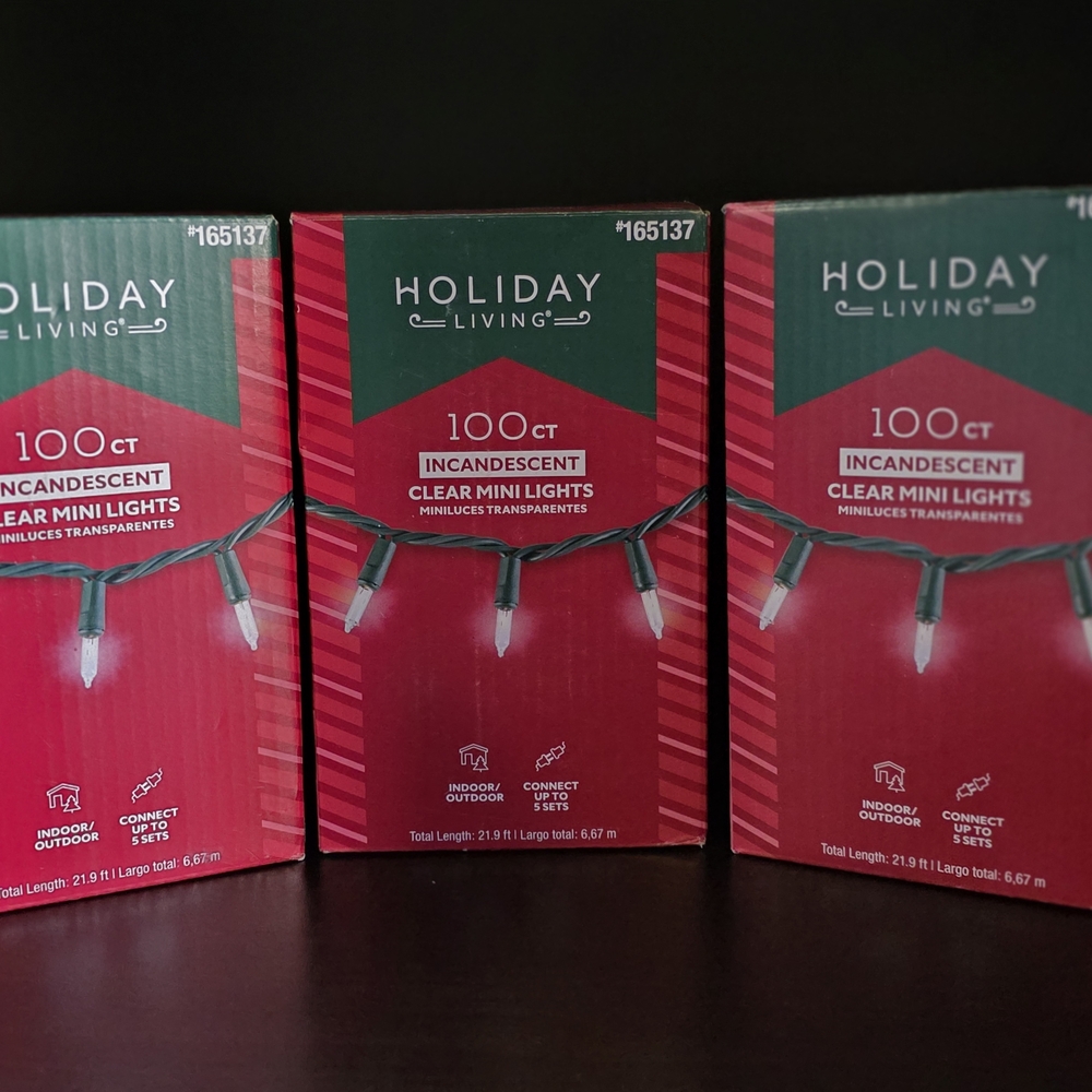 Holiday Living Red Incandescent Mini Lights